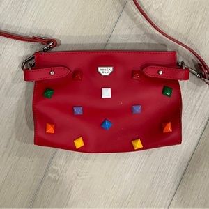 Tosca Blu Red studded bag! Cross body